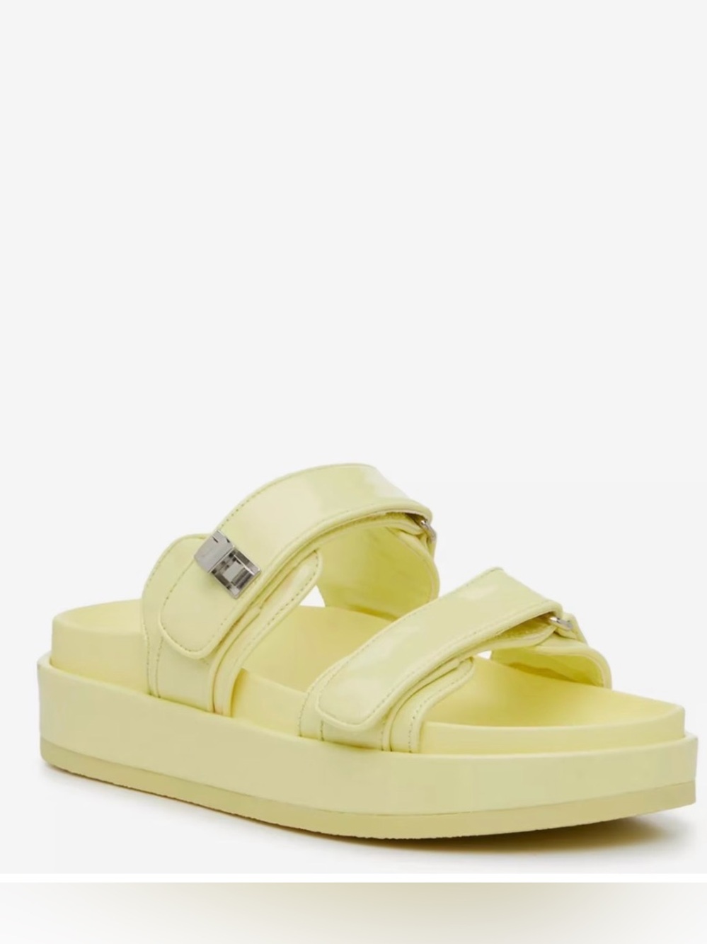 Mix No 6 yellow platform sandals